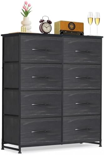 8-Drawer Dresser for Bedroom, Anti-Tip Tall Storage Organizer