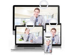 Selfie Ring Light for iPhone, Android, Tablet - Rechargeable Clip-on 3 Light Levels