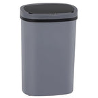 PayLessHere | 13 Gallon Plastic Trash Can | Gray | Automatic Touchless Lid with Motion Sensor | Kitchen Garbage Can with Waterproof Design | for Home, Office, Bathroom | Pack of 1