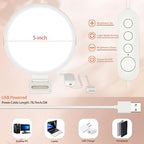 ACMEZING Upgraded Full Screen Ring Light 60 LED Side Emitting Anti-Glare Clip-on Light for Phone iPhone Computer Laptop Monitor, 3 Light Modes for Live Streaming, Selfie, Zoom Video Conference,TikTok