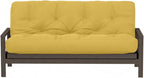 Royal Sleep Products by The Futon Factory 6 inch Foam Futon Mattress - Solid Mustard Cover - Full Size - CertiPUR Certified Foams - Made in USA - Replacement Mattress - (Frame not Included)