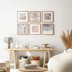12x12 Wood Frame, Solid Oak 12x12 Picture Frames with Mat to 8x8