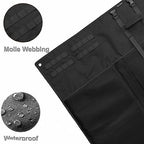DEYACE Shooting Mats Prone Padded, Extra Large Portable Roll Up Shooting Padded Mat for Range Shooting and Hunting - color: Black
