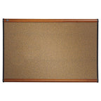 Quartet B243LC Prestige Bulletin Board, Brown Graphite-Blend Surface, 36 x 24, Cherry Frame - color: Light Cherry, size: 36" x 24"