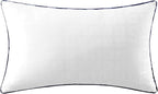 Phantoscope 12x20 Pillow Inserts, Decorative Throw Pillow Inserts with 100% Cotton Jacquard Cover, Virgin Fiber Pillow Sham Stuffer, Lumbar Square Couch Cushion Pillows, Pack of 1, 12x20 Inch