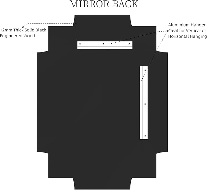 Kelly Miller 20"x30" Small Gold Bathroom Mirror for Wall Mount, Beveled Vanity Mirror for Master Bath Half Bath