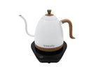 Brewista Artisan Electric Gooseneck Kettle, Water Boiler with LCD Panel, Precise Temperature Control, Fast Boiling and Keep Warm Settings for Pour-Over Coffee & Tea, Café, 1 Liter (Stainless Steel)