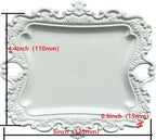 khtumeware 1 Pack Jewelry Dish White Jewelry Trays ideal for holding jewelry rings and small trinkets.