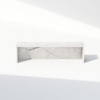 Furinno Classic Desk Organizers and Accessories, 23-Inch Desk Organizer, Desktop Organizer, for Office Supplier, Office Desk Accessories, Marble White