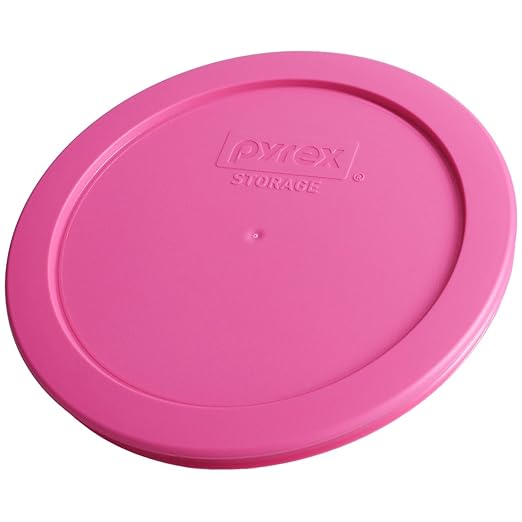 Pyrex 7201-PC Round 4 Cup Storage Lid for Glass Bowls (1, Berry Pink)