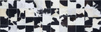 Sn Alef Home Black & White Round Rug | Checkered Floral Designer Carpet for Living Room | Handcrafted Circular Floor Mat for Home Decor & Meditation Space(3x3)