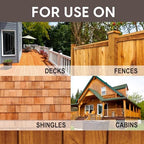 Ready Seal Exterior Wood Stain & Sealer, Pecan, 5 Gallon