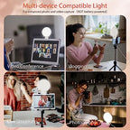 ACMEZING Upgraded Full Screen Ring Light 60 LED Side Emitting Anti-Glare Clip-on Light for Phone iPhone Computer Laptop Monitor, 3 Light Modes for Live Streaming, Selfie, Zoom Video Conference,TikTok