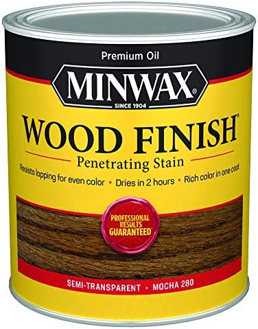 Minwax Wood Finish 700194444, Mocha Stain, Quart