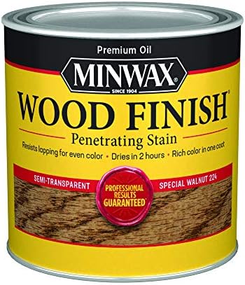 Minwax Wood Finish, Special Walnut, 1/2 Pint