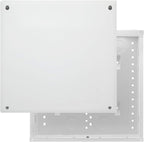 Legrand - OnQ 14 Inch Cable Management, In-Wall 20-Gauge Media Box, Structured Wiring Enclosure with 2.5 Inch Openings for Wires, Glossy White, EN1400