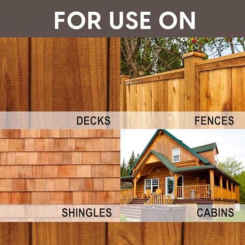 Ready Seal Exterior Wood Stain & Sealer, Redwood, 1 Gallon