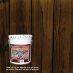 Ready Seal Exterior Wood Stain & Sealer, Dark Walnut, 5 Gallon