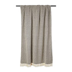 DII Rustic Farmhouse Double Diamond Woven Throw, 50x60, Mineral - color: Mineral