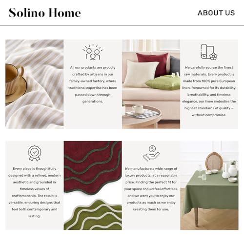 Solino Home Linen Cloth Napkins Set of 4-100% Pure Linen Champagne Beige Dinner Napkins 20 x 20 Inch for Spring, Summer - Athena, Handcrafted and Machine Washable - color: 02: Champagne Beige, size: 20" x 20" (Set of 4)