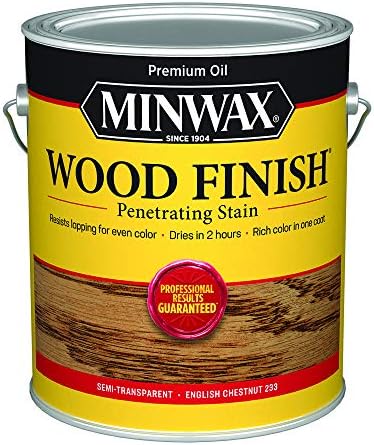 Minwax Wood Finish 710440000, English Chestnut Stain, Gallon