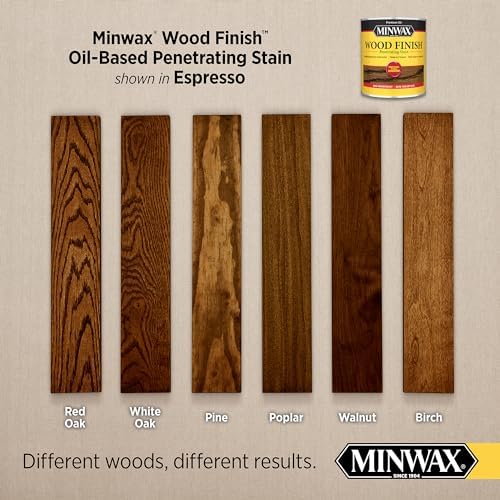 Minwax 1 qt Minwax 70050 Espresso Wood Finish Oil-Based Wood Stain