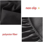 Air Mattress Sheets - 3 Pieces Set - Suitable for Inflatable mattresses 16 inches deep - can be inflated Without disassembly, Convenient, Sturdy, Easy to use air Bed Sheet (Black, Twin)