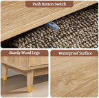 Bifins 53" Wide Fluted 6 Drawer Dresser