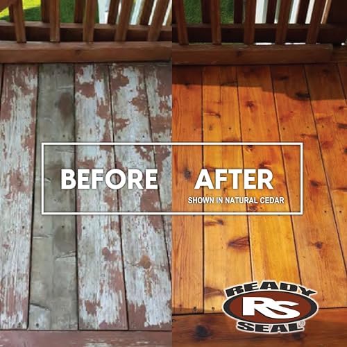 Ready Seal Exterior Wood Stain & Sealer, Golden Pine, 1 Gallon