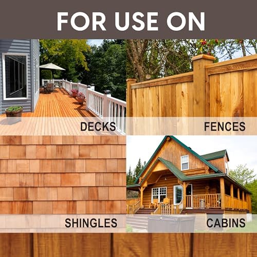 Ready Seal Exterior Wood Stain & Sealer, Golden Pine, 1 Gallon