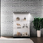 LFT HUIMEI2Y Glass Display Cabinet 3-Shelf