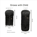 CozyMe Stroller Footmuff, Anti-Slip, Length Adjustable Fits for 0-5T Toddler Stroller Bunting Bag, Universal Fits All Stroller Footmuff