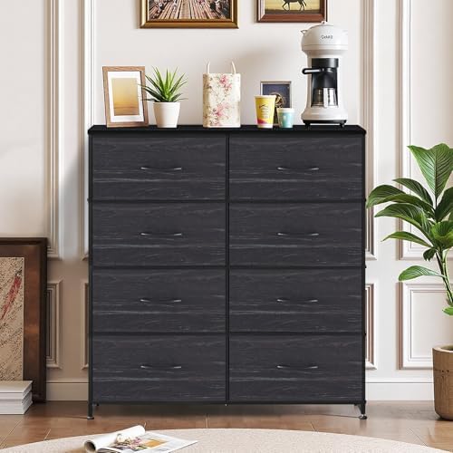 8-Drawer Dresser for Bedroom, Anti-Tip Tall Storage Organizer