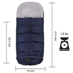 CozyMe Stroller Footmuff, Insulated Stroller Blanket Evelution for Winter Baby, Universal Waterproof Winter Bunting Bag, Cozy Universal Travel Gear Stroller Sleeping Bag Fit for 6M-4T