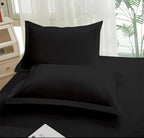 Air Mattress Sheets - 3 Pieces Set - Suitable for Inflatable mattresses 16 inches deep - can be inflated Without disassembly, Convenient, Sturdy, Easy to use air Bed Sheet (Black, Twin)