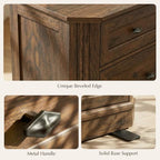 7 Drawers Dresser for Bedroom, 54" Wide Chest of Drawers w/Charging Station