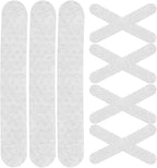 FOMIYES Non-Slip Hanger Grips 100Pcs Adhesive Silicone Strips for Clothes Anti-Skid Coat Rack Tape for Closet Organization and Secure Clothing Storage