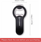 KITCHENDAO 2 in 1 Magnetic Beer Bottle Opener for Fridge and RV with Cap Catcher - Pop Can Soda Can Opener, Stick to Refrigerator for Easy Storage with Magnet, Gift for Men Husband Father- 3 Pack