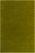 Hand-Tufted Wool Rectangle Area Rug – Soft Premium Wool Carpet for Living Room, Bedroom & Home Décor – 6X9 ft| Milano Green – Durable, Non-Slip Backing, Handcrafted Rug