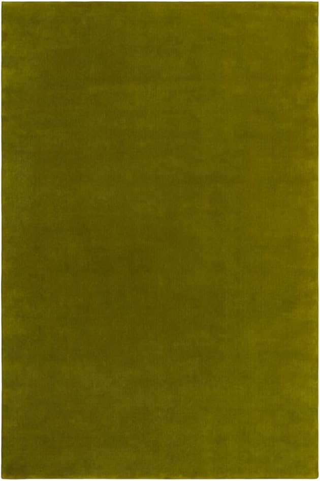Hand-Tufted Wool Rectangle Area Rug – Soft Premium Wool Carpet for Living Room, Bedroom & Home Décor – 6X9 ft| Milano Green – Durable, Non-Slip Backing, Handcrafted Rug