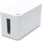 Bluelounge CableBox Mini White - Cable Management - Small Surge Protector Included