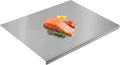 Stainless Steel Cutting Board with Lip, Metal Chopping Board for Kitchen Countertop, Single Stainless Steel Cutting Board For Food Prep (20 x 16 in / 50 × 40 cm)
