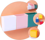 3pcs Bin Lids Included Wall-mounted Organizer Box Wall Bedside Shelf Cubbies Storage Bins Storage Box