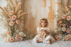 Kate Mother's Day Spring Boho Arch Wall Floral Backdrop Photo Background Studio Props,10x10ft - size: 10x10ft