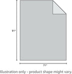 MYSKY HOME Couch Cover Sofa Covers Small Chair Cover Grey Geometrical Couch Recliner Cover for 1 Cushion Couch Washable Futon Sofa Throws Single Sofa Slipcovers for Dogs (Medium, 71" x 91", Grey)