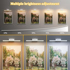 Battery Operated Picture Light for Wall, White - color: White, size: 13.8Inch