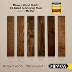 Minwax Wood Finish 700194444, Mocha Stain, Quart