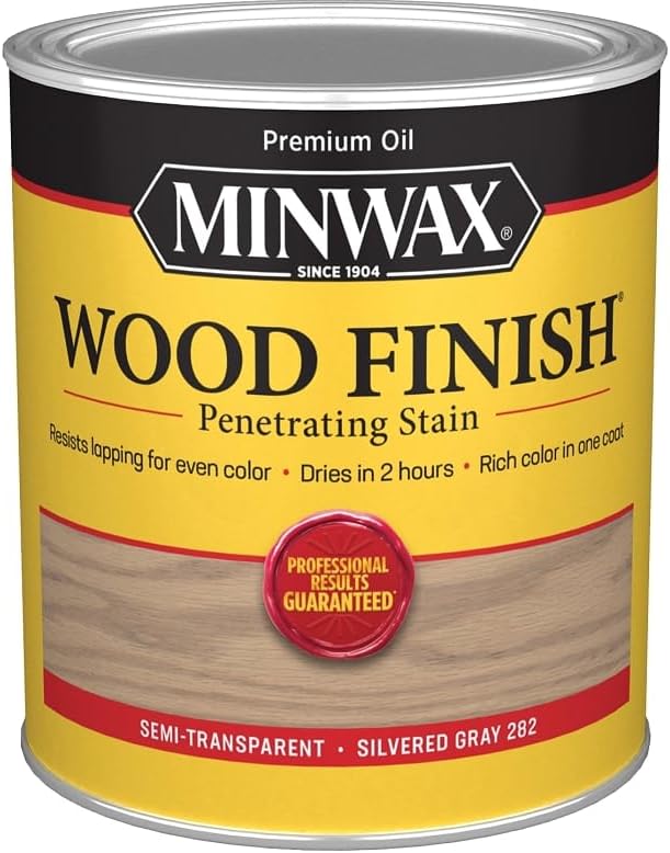 Minwax Wood Finish, Silvered Gray, 1 Quart
