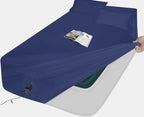 Queen Air Mattress Sheets - 3 Pieces Queen Sheets Sets 16 to 23 inch - Inflate Without Disassembly Convenient & Firm Easy to use Air Mattress (Navy Blue, Full)