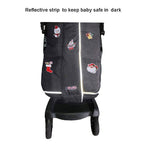 Christmas Uniuqe Waterproof Winter Stroller Bunting Bag Todder,Width Adjustable, Anti-Dirt,Foot area Open, Hoodie, All Features Needed for Baby Stroller Footmuff